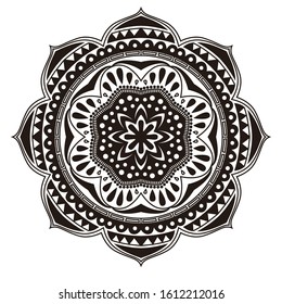 art design drawing mandala one