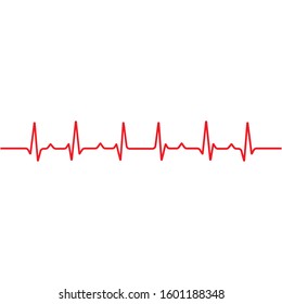 Art design health medical heartbeat pulse vector template