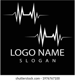 Art design health medical heartbeat pulse vector template