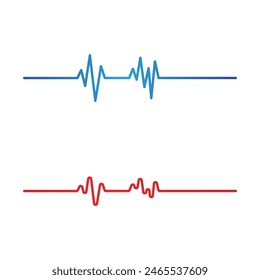 Art design health medical heartbeat pulse