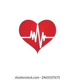 Art design health medical heartbeat pulse