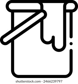 art and design icon. Thin Linear Style Design Isolated On White Background