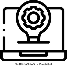 art and design icon. Thin Linear Style Design Isolated On White Background
