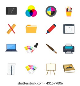 Art Design Icons Set Stock Vector (Royalty Free) 431579806 | Shutterstock