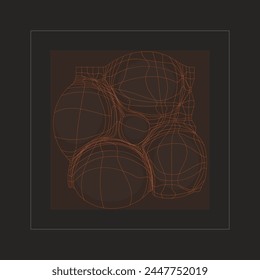 Art Design Line Minimal Egg