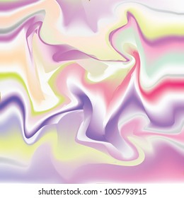 Art design with marbleized effect