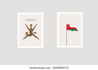 art design of Oman stickers 