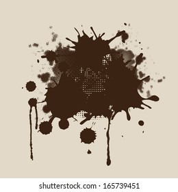 art design over gray  background vector illustration 