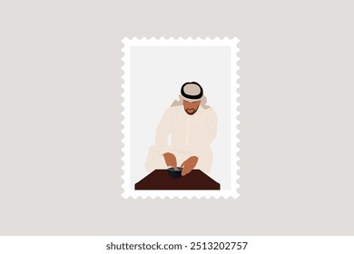 art design of Sheikh Mohammed Bin Zayed, the Leader and president of United Arab Emirates 