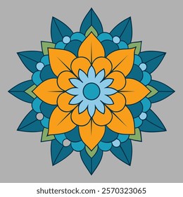 art, design, symmetry, circle, geometric, pattern, spiritual, culture, decoration, ornate, intricate, vector, colorful