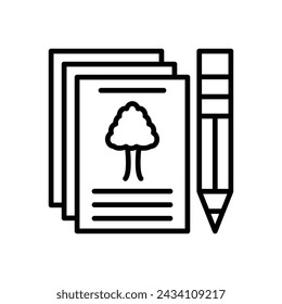 Art and Design Vector Line  Icon Design