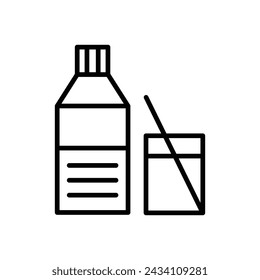 Diseño de iconos de línea de vectores