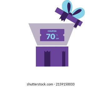 A art of a discount box