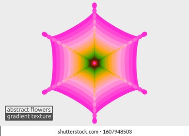 art display hexagonal texture abstract