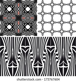 Art doco different vector seamless,Vector modern stylish texture.