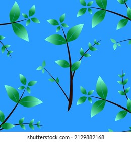 ilustración de dibujo gráfico flor azul fondo vectorial