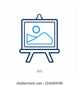 Concepto De Icono De Dibujo Y Arte
