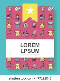 Art and drawing icons set,eps10