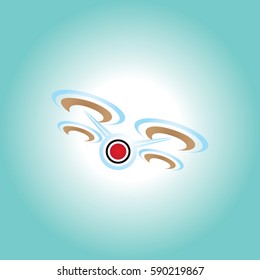 the art drone icon logo