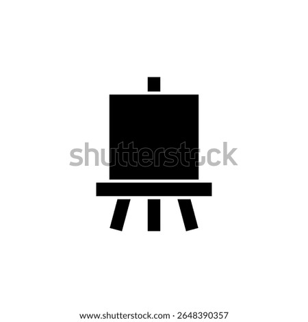 art easel, canvas, drawing, paint, easel icon