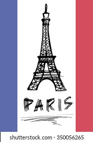 Art Eiffel Tower sketch