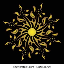 Art of Elegant mandala Background
