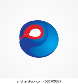 the art ellipse circle icon logo 