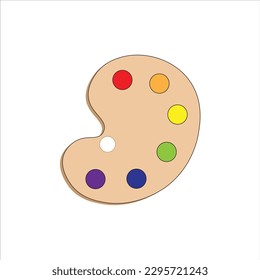 Art Equipment Illustrations Design Vector