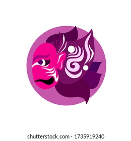 Art etnic violet aesthetic pattern 