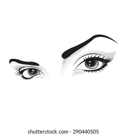 The Art Eyes.vector illustration.