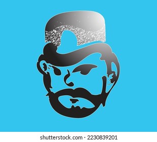 art face image template design 1