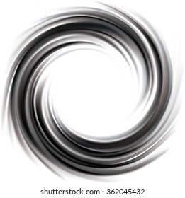 Art fancy elegant creative wonderful wavy eddy futuristic luxury ebony aqua backdrop of glossy rippled spraying surface. Closeup view with space for text in white glowing center in middle of funnel