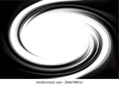 Art fancy modern elegant creative wonderful wavy eddy futuristic luxury ebon aqua backdrop of glossy rippled spraying surface symbol icon logo. Closeup view text space in white glowing center design