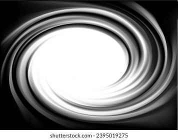 Art fancy modern elegant creative wonderful wavy eddy futuristic luxury ebon aqua backdrop of glossy rippled spraying surface symbol icon logo. Closeup view text space in white glowing center design