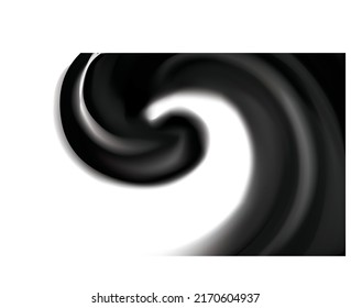 Art fancy wavy eddy futuristic ebony color aqua illustration backdrop. Glossy rippled spraying surface border icon sign logo symbol silhouette design. Closeup macro view light white volute text space