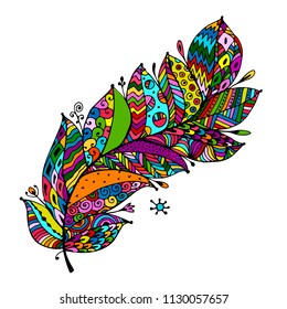 Art feather for your design