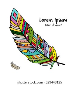 Art feather for your design