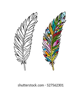 Art feather for your design