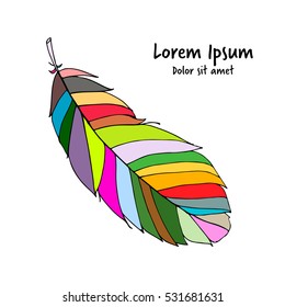 Art feather for your design