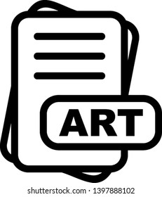 ART File Format Icon  For Your Project