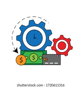 The Art of Financial, timing and investment concept