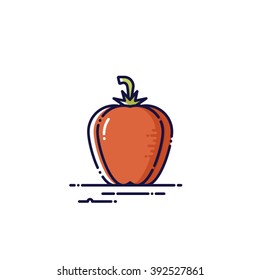 Art Flat Pepper Red