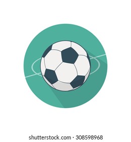 Art Flat soccer
