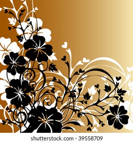 art floral background