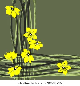 art floral background