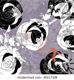fondo artístico floral
