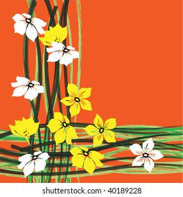 art floral background