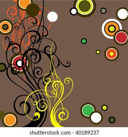 art floral background