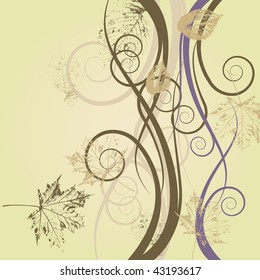 art floral drawing graphic background