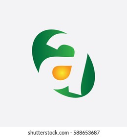 the art font a icon logo